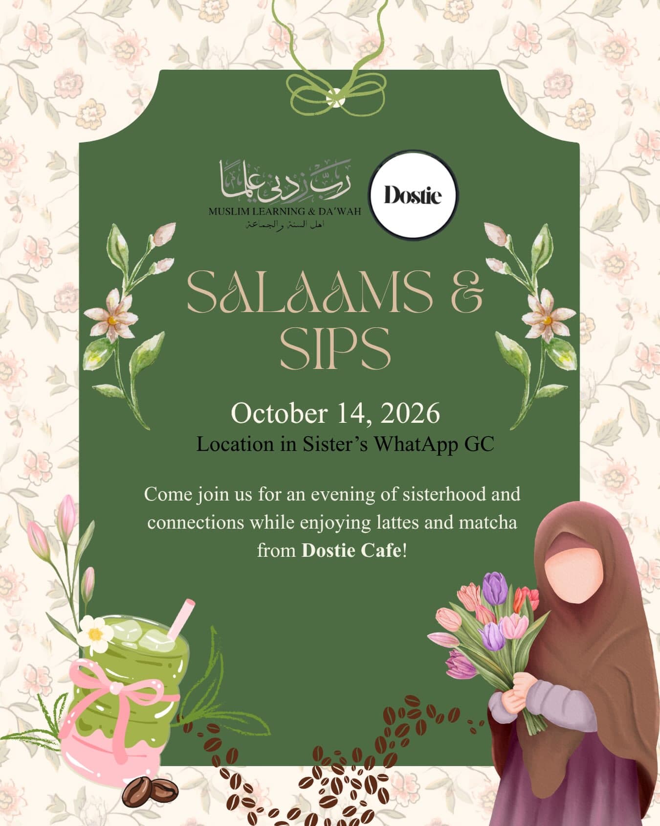Salaams & Sips flyer